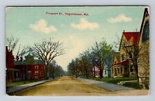 Hagerstown MD-Maryland, Prospect Street, Advertisement, Vintage c1911 Postcard picture