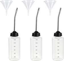 3 Pcs Needle Oiler (4 OZ), Precision Gun Oil Bottle, LDPE Oil Applicator with Ex picture