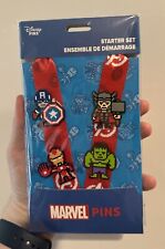 2024 Marvel's Avengers Pin Trading Starter Set 4 Pins Lanyard Disney NEW NOC picture