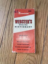Vintage Webster’s Dictionary Pocket Size Dennison 1962 picture