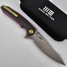 WE Knife Yucha Folding Knife Titanium & Carbon Fiber Handles S35VN Blade 810C picture