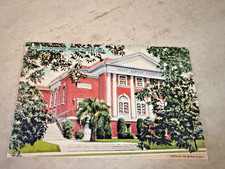 Dothan AL Alabama First Baptist Church 107-D Unposted Linen Postcard picture