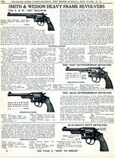 1939 Print Ad of Smith & Wesson S&W 357 Magnum, K22, 38/44 Outdoorsman Revolver picture