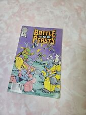 Vintage Battle Beasts Hasbro 1988 Comic Book No. 2 Blackthorne Publishing Inc. picture
