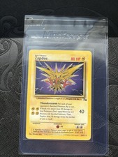 Zapdos 30/62 Fossil Rare Unlimited Pokémon TCG Non Holo MP picture