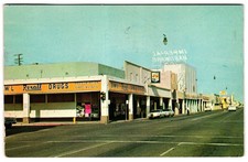 Main Street El Centro California Rexall Drugs Imperial Hardware c1960s Postcard picture