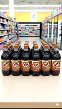 A&W Root Beer Soda Pop, 20 fl oz, Bottle Pack of 24 picture
