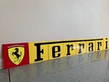 Amazing  80” 8 Piece  Italian Racing Vintage Reproduction Garage Sign picture