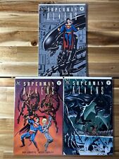 Superman Aliens #1-3 Complete Set NM 1995 Dark Horse/DC Comics Bagged & Boarded picture