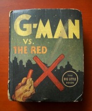 Big Little Book Whitman #1147 G-MAN vs the Red X c. 1936 ~ VG+ picture