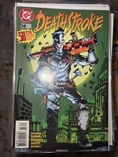 DEATHSTROKE The TERMINATOR #58 1996 Joker Cover - Low Print Run HTF 9.6 picture