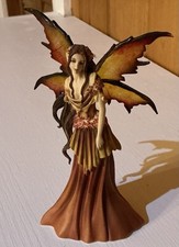 Fairysite Autumn Queen Beautiful Fairy Munro, 6” Tall From Tip Of Wing picture