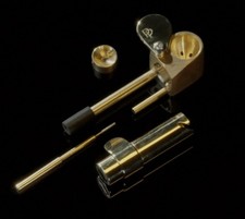 Genuine Proto Pipe Classic Brass w/ Storage Chamber & Poker The Real Deal USA picture