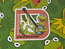 Walt Disney World Annual Passholder Magnet 2026 Kermit the Frog HOMEMADE picture