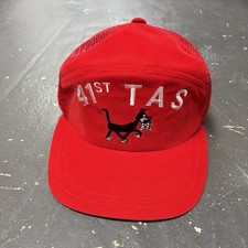 Vtg Vietnam US Air Force Squadron Hat Cap NOS 70s 80s Korean WWII “Black Cats” picture