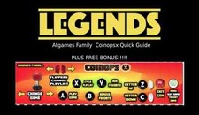 AtGames Legends Coinopsx Quick Guide with FREE BONUS 128gig Expansion Pack+++ picture
