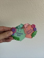 Vintage 2002 Sweethearts LION KING SIMBA Nala NECKLACE For plush Y2K picture