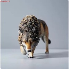 1/6 North American Gray Wolf Animal Model Resin Figure Collectible Decor Gift picture
