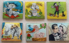 Vtg 1960s Vari Vue Lenticular Flickers LOT of 6 Different 1st Kiss Magician Hula picture