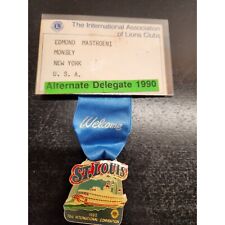Lions Club International Conv. Alternate Delegate 1990 St. Louis Pin Badge picture