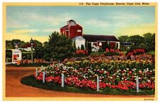 The Cape Playhouse, Dennis, Cape Cod, Massachusetts MA Vintage Linen Postcard picture