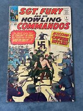 Sgt Fury and His Howling Commandos #9 1964 Marvel Comic Book Kirby VG picture