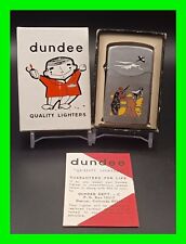 Unfired Vintage Dundee Pocket Pipe Lighters - Sports Series Hunter With Orig Box picture