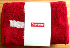 SUPREME Imabari Pocket Folding Towels 2-Pack SS23 Red Black Made in Japan - NEW picture
