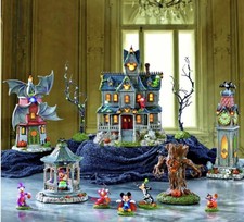 NEW Disney Halloween Village, 12-piece Set Halloween LIMITED picture