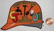 BSA BSC 2001 CONSTRUCTION SITE SERVICES CANADIAN JAMBOREE CLOTH POCKET PATCH picture