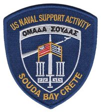 Naval Support Activity Station Souda Bay Crete Greece Patch picture