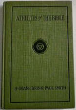 Antique 1918 Hardcover Book ATHLETES OF THE BIBLE: Study Course BRINK and SMITH picture