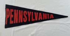 Rare Vintage University of Pennsylvania Large PENN Felt Banner picture