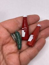Vintage Heinz Pickle & Ketchup Pin Brooch Advertising picture