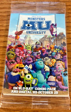 Monsters University Scare Card Pixar Disney Store 6 Card Set Unopened Promo Pack picture
