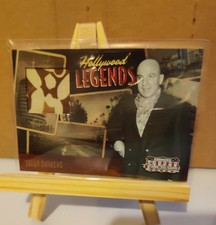 2009 Donruss Americana Telly Savalas RELIC PATCH #20 /500 - 2-COLOR Brown/White picture
