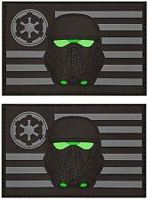 Stormtrooper USA Flag Rogue 3D-PVC Rubber Patch | 2PC HOOK BACKING 3