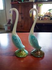 Vintage Porcelain Crane/Swan/Egrit Sculptures. Beautiful. Mid Century picture