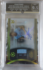 JOHN STONES PATCH AUTO Topps Museum /50 2023 Graded 9.5 picture