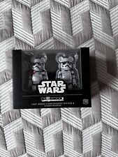 MISB in USA  Medicom Bearbrick Star Wars First Order Stormtrooper Officer 2-pack picture