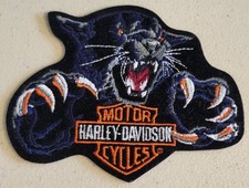 Vintage 1999 Harley-Davidson Black Panther Patch w/ Dated Tag Mint 4.5