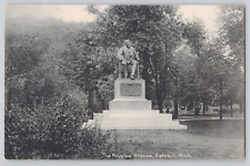 Postcard The Pingree Statue, Detroit, Michigan picture