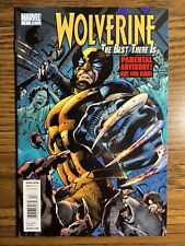 WOLVERINE THE BEST THERE IS 1 EXTREMELY RARE NEWSSTAND VARIANT MARVEL 2011 L picture