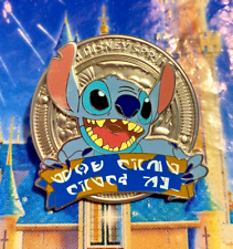 💙 RARE Stitch Disney Springs Pin - Catch Me If You Can Scavenger Hunt Prize Pin picture