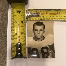 1950's Small Photo of Cute High School Football Player With Crew Cutt picture