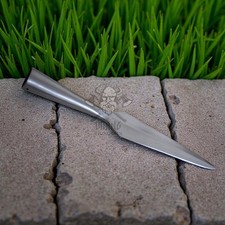 Hand-Forged Viking Spearhead Carbon Steel Medieval Replica Norse Throwing picture