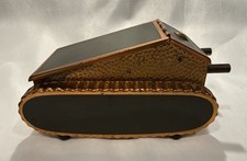 Antique WWI Era US Army Tank Copper Cigarette Holder Snuff Box Officer’s Desk picture