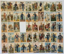 1909 T81 Little Recruit Military Series Near Complete Set 49 of 50 picture