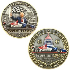 AA-014 Challenge Coin Freedom 250 for Grand Prix Washington DC President picture