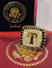 Rare Authentic President Donald Trump VIP Inaugural Victory Championship Ring  picture